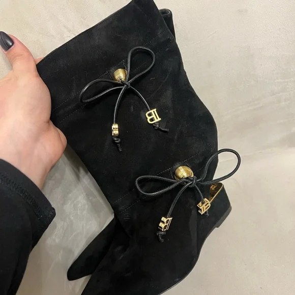 Balmain Suede Boots - Picture 4 of 10